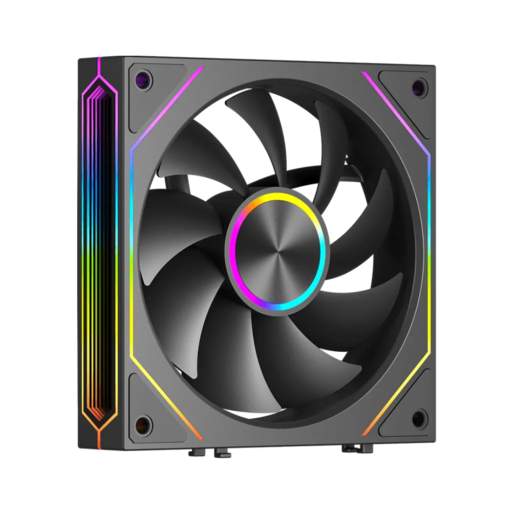 Вентилятор для корпуса PCCooler F3 X120 ARGB BK Black (F3 X120 ARGB BK 3IN1)