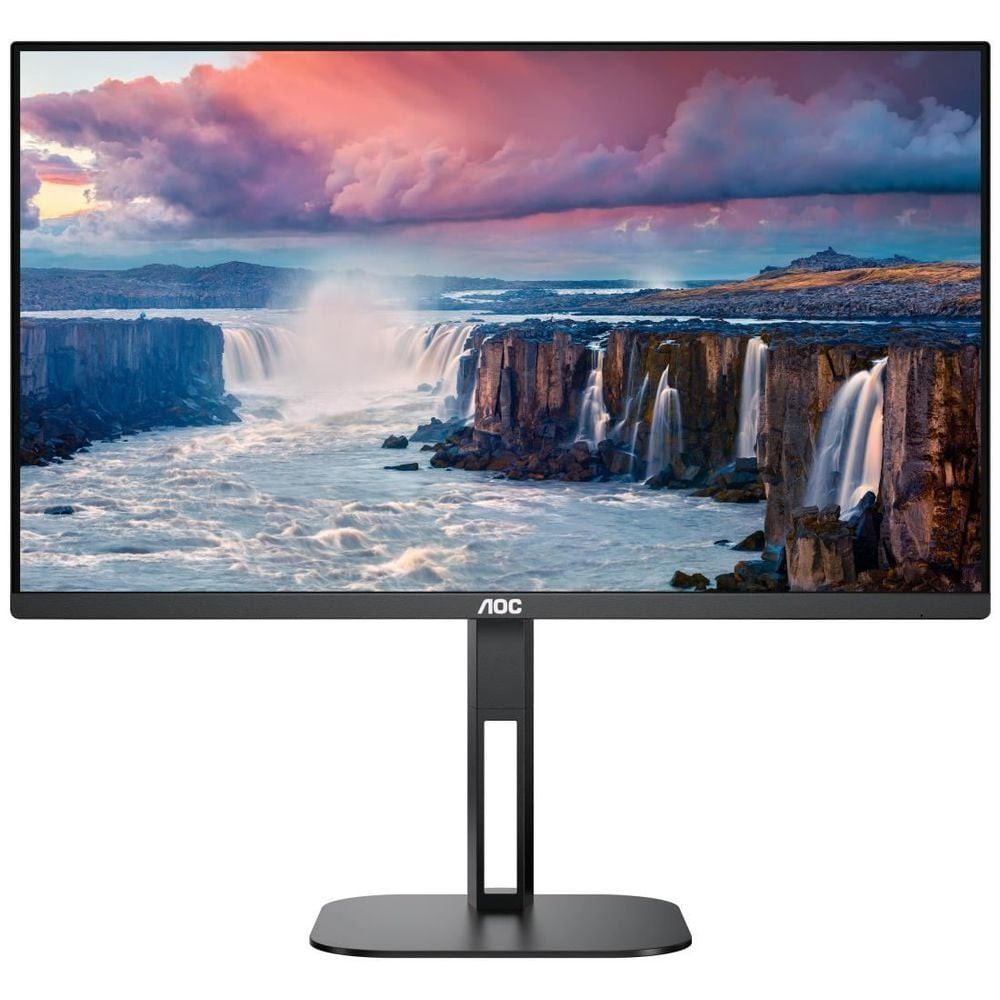 Безрамочный монитор AOC Q27V5C - Black, 27" (Q27V5C/BK)