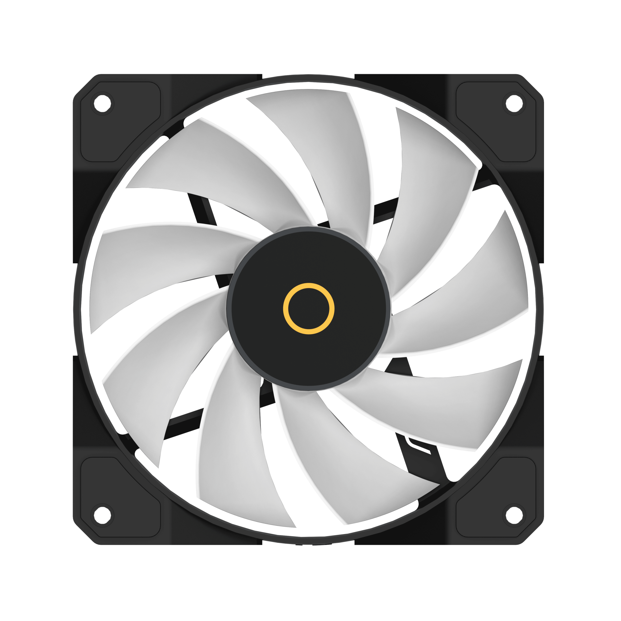 Вентилятор для корпуса Ocypus Beta F12 BK ARGB REVERSE BLADE, Черный (Beta-F12-BK1AM01X-GL)