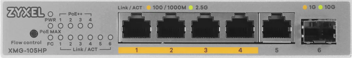 Коммутатор Zyxel XMG-105HP (XMG-105HP-EU0101F)