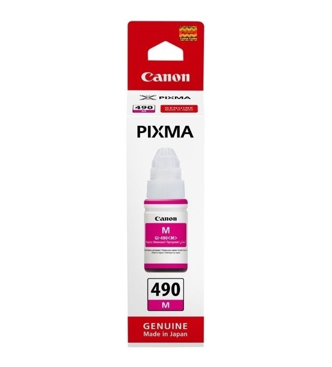 Водорастворимые чернила для принтера Canon GI-490 Magenta (0665C001)
