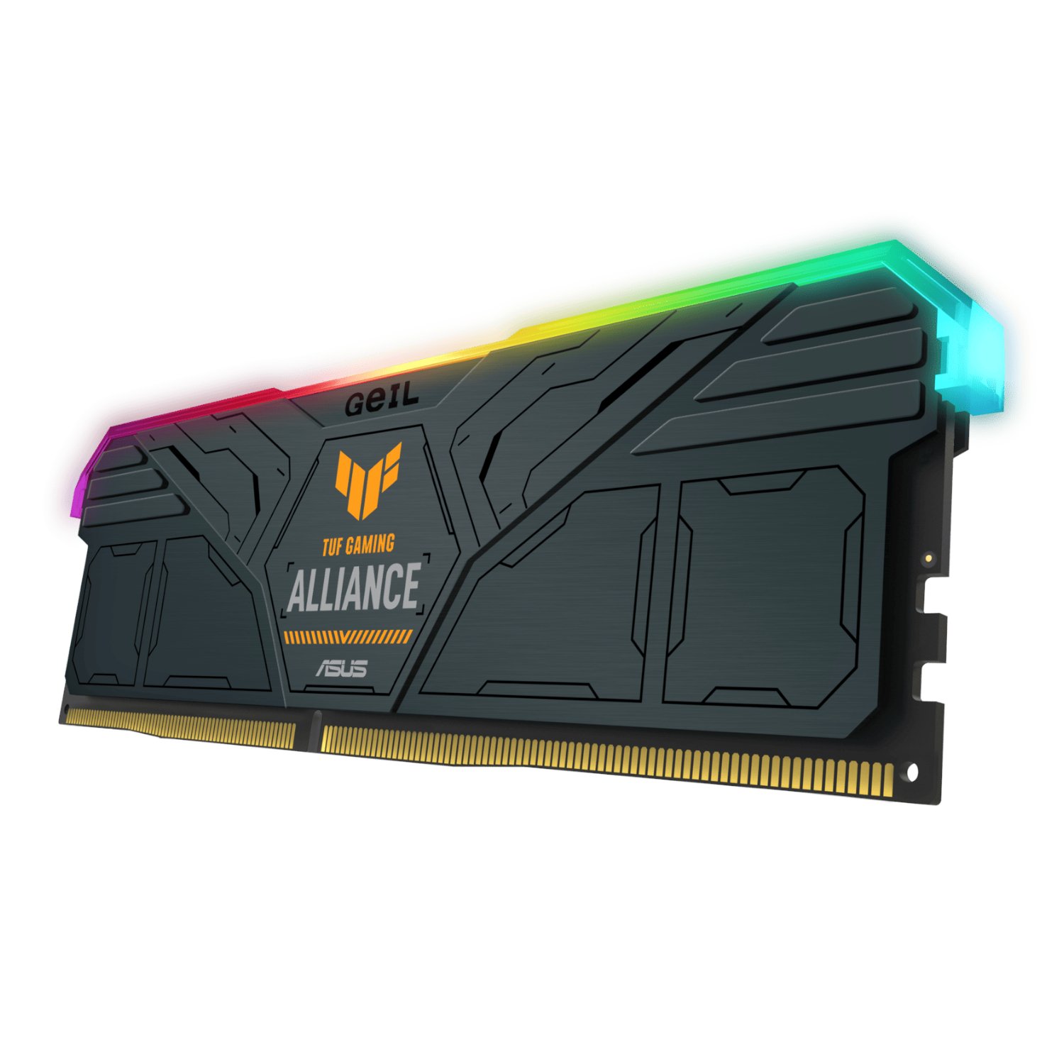 Оперативная память GEIL GEMINI RGB TUF Gaming Alliance DDR5 32GB Kit (2x16GB) 5200Mhz Black (GMST532GB5200C34ADC)