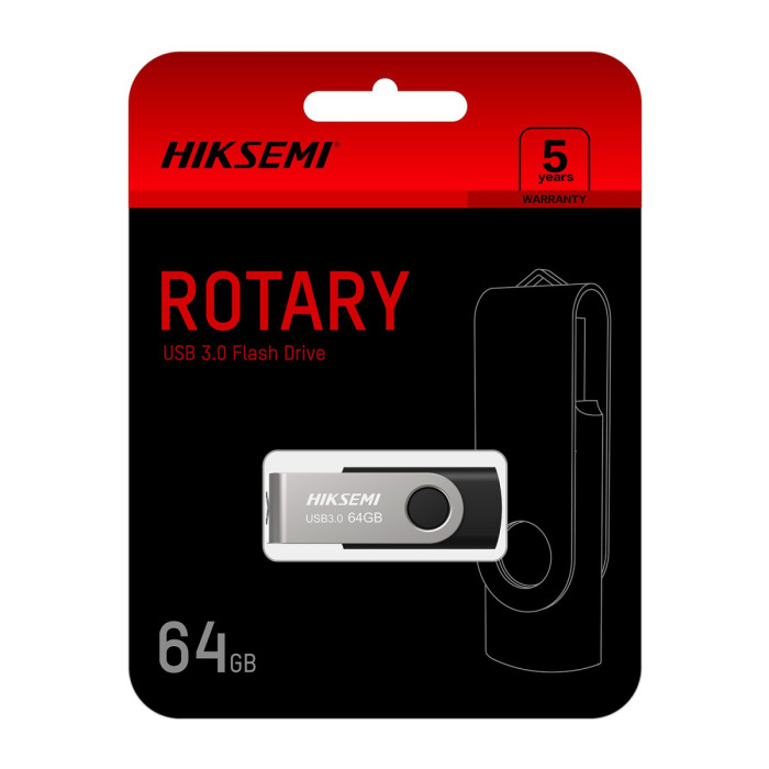 USB флеш-накопитель 64GB HikSemi, USB 3.0, black (HS-USB-M200S 64G U3)
