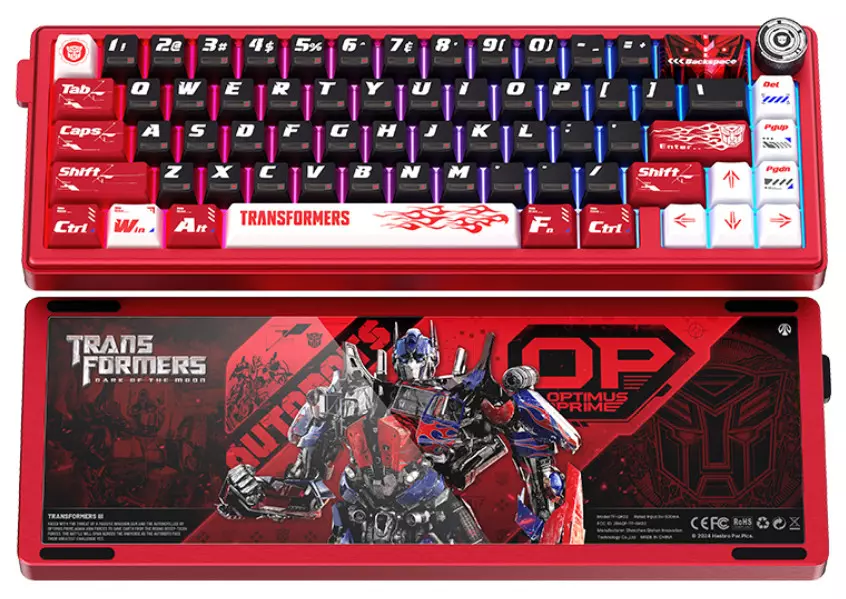 Клавиатура беспроводная Transformers TF-GK02, Red (TF-GK02, Red)