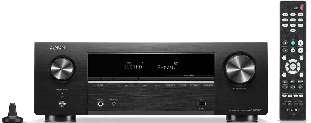 AV-ресивер DENON AVR-X580BT ЧЕРНЫЙ (AVRX580BTBKE2/B)