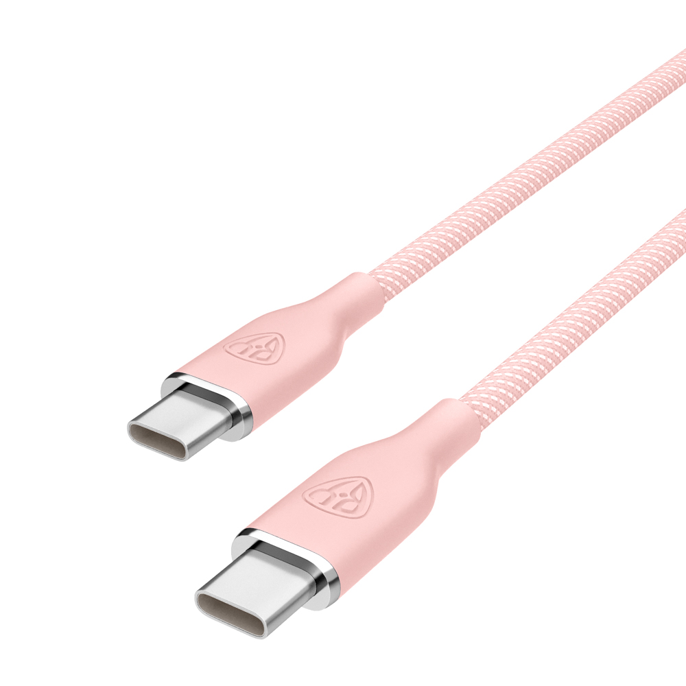 Кабель USB C - USB C, 1m, Розовый, L502 (65251)