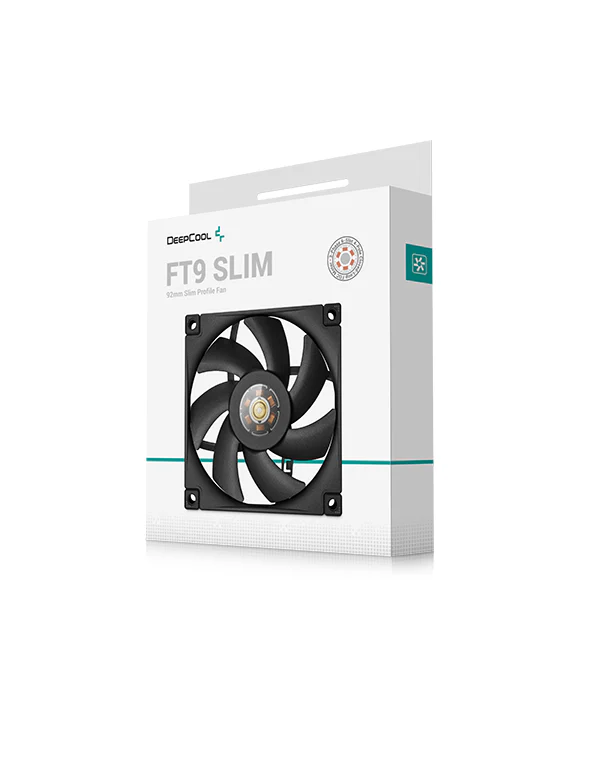 Кулер для компьютерного корпуса Deepcool FT9 SLIM (R-FT9SLIM-BKWPN1-G)