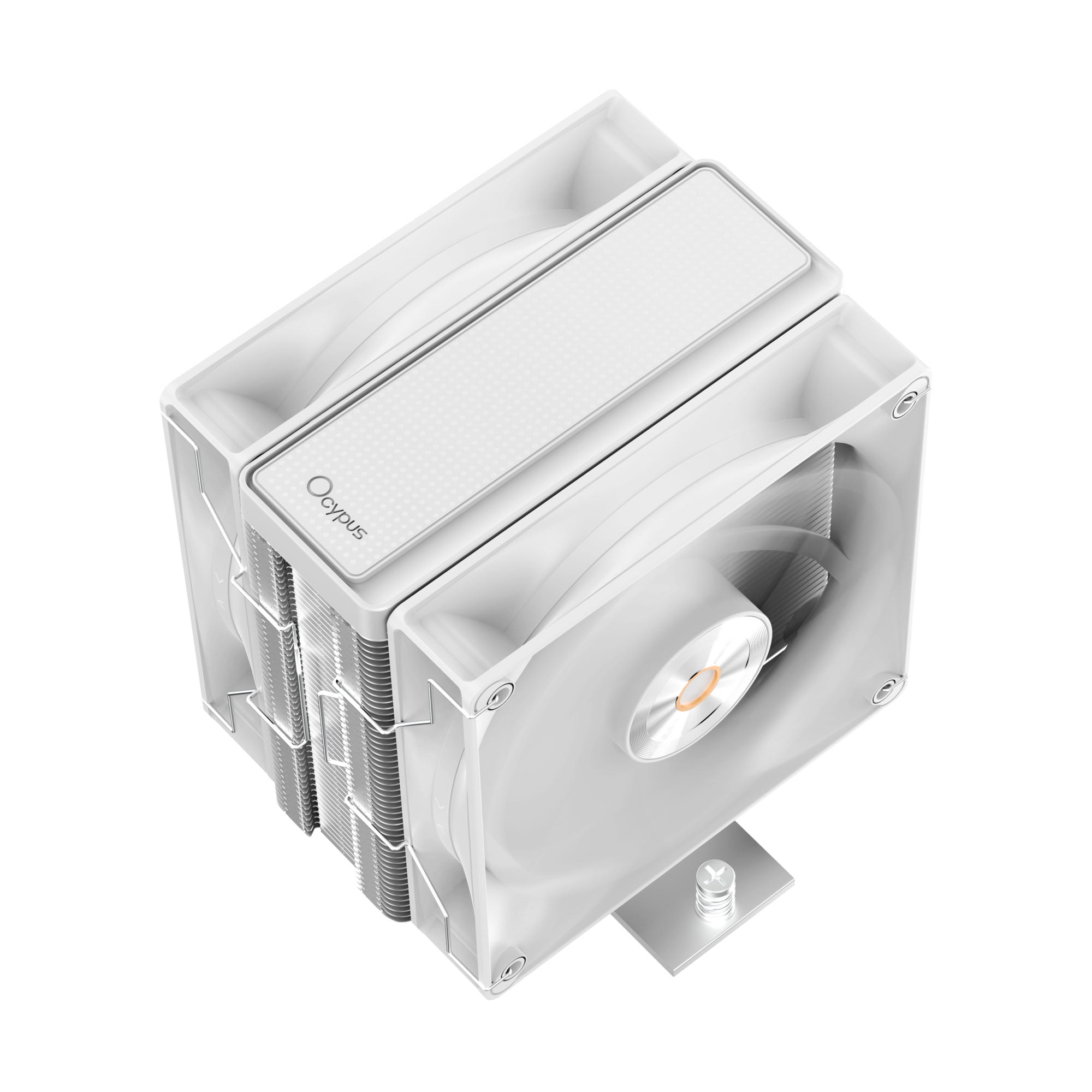 Вентилятор для процессора Ocypus Delta A40 Elite WH Dual Fan Белый (Delta-A40-WH2NNWN00X-GL)