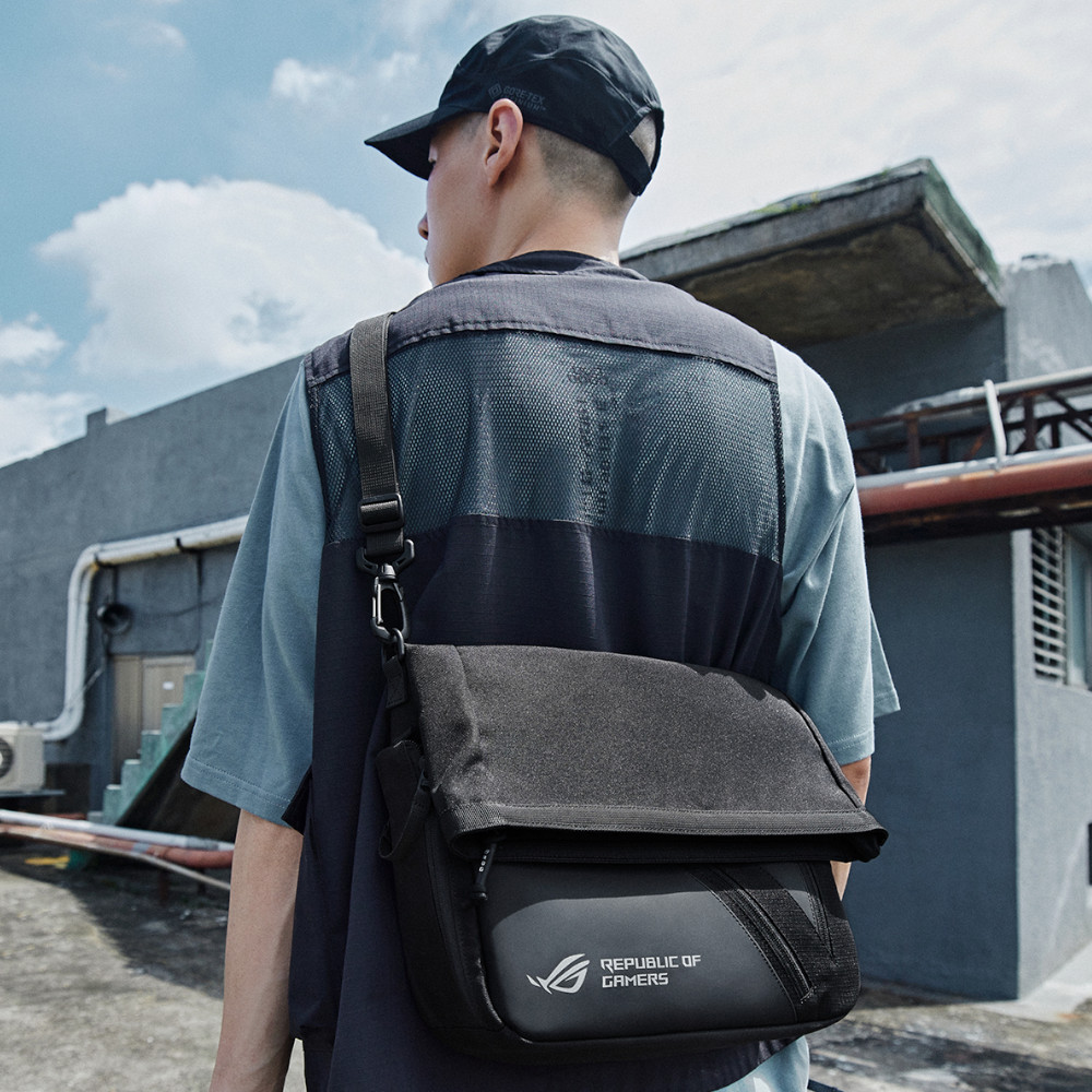 Сумка для ноутбука Asus ROG Archer Messenger 14 BC2000 (Black) (90XB07C0-BME000)