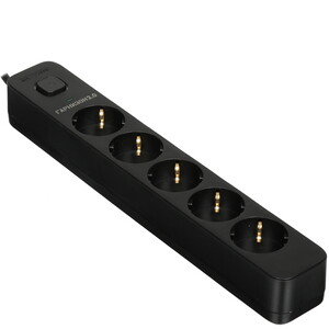 Сетевой фильтр Гарнизон, 5м, 5 розеток, Black (EPS-5-B-5) Сетевой фильтр Гарнизон, 5м, 5 розеток, Black (EPS-5-B-5)