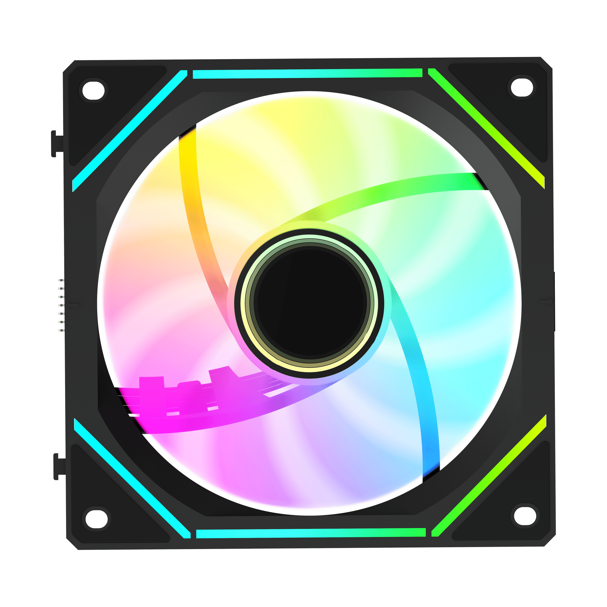 Вентилятор для корпуса Ocypus Gamma F12 UNI BK ARGB REVERSE BLADE 3-IN-1 (Gamma-F12-BK3AM01U-GL)