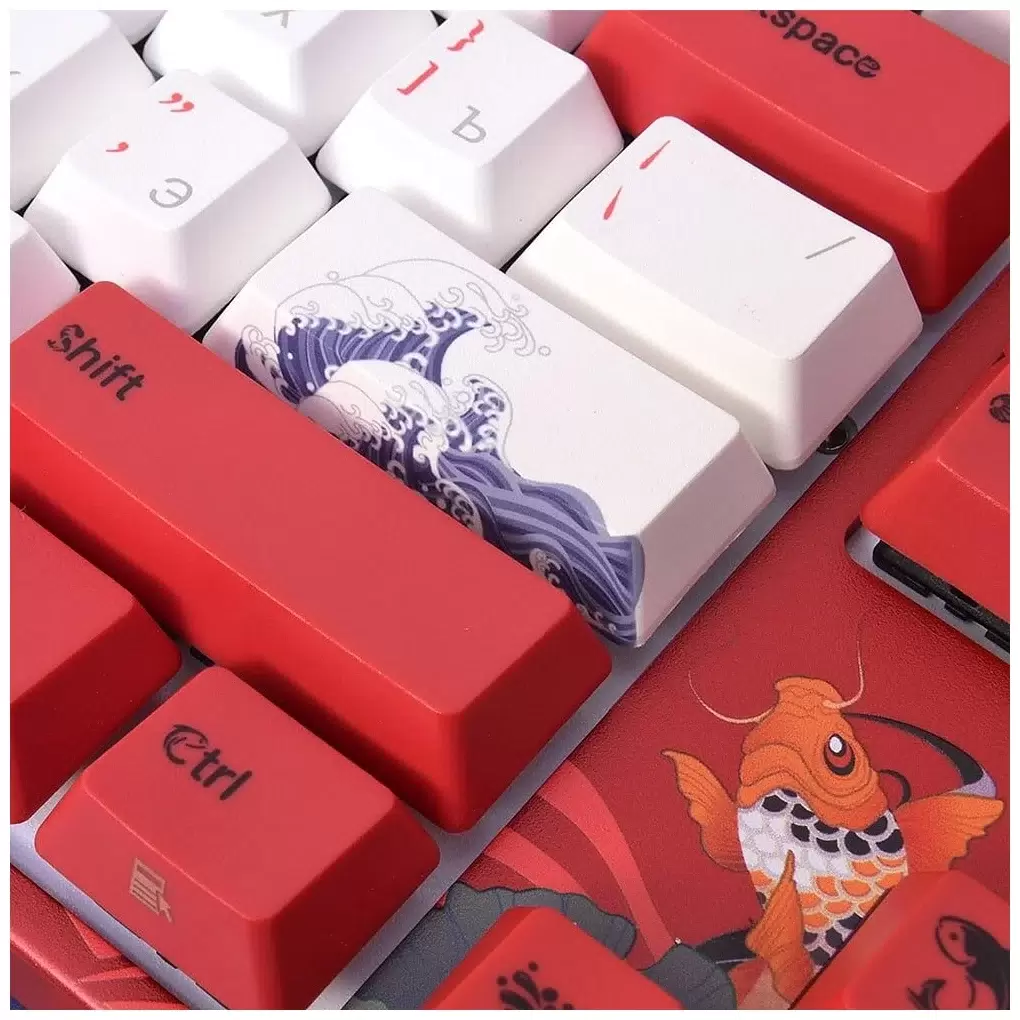 Клавиатура Varmilo Koi, VEA87, Cherry MX Brown - Red (386377)