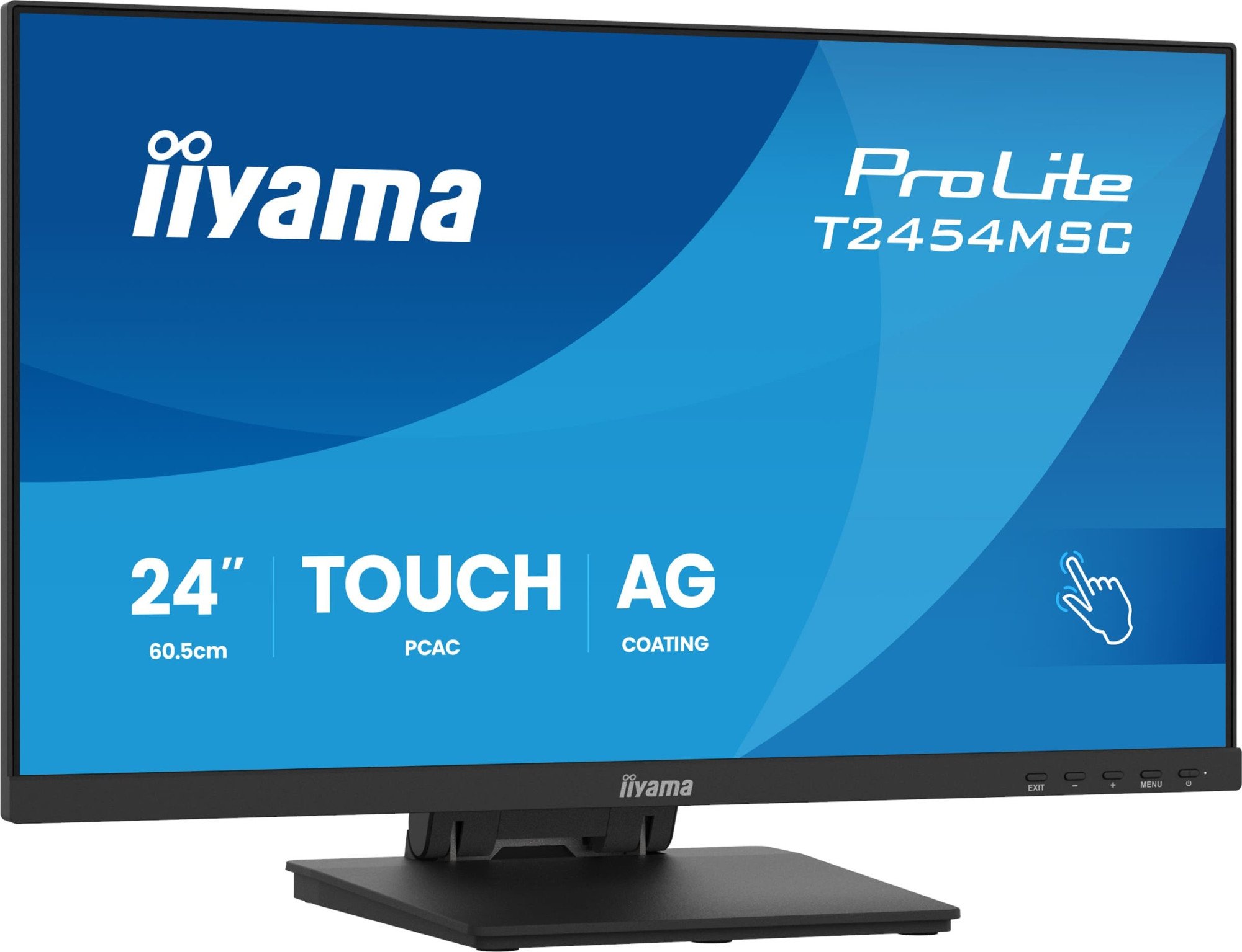 Монитор iiyama ProLite T2454MSC-B3AG 24" - Black (T2454MSC-B3AG)