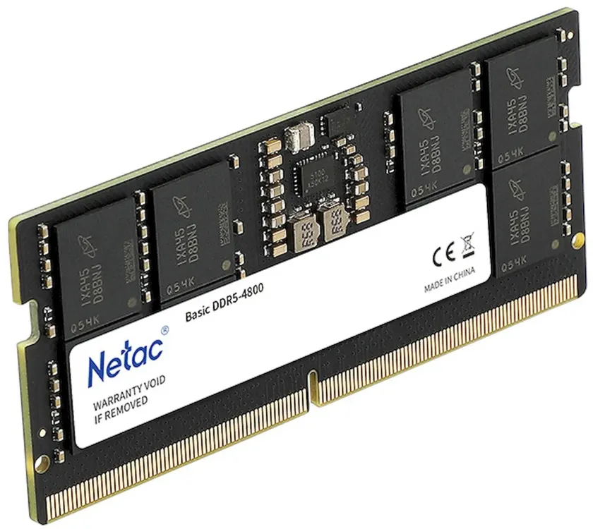 Оперативная память Netac Basic DDR5 8ГБ 4800МГц (NTBSD5N48SP-08)