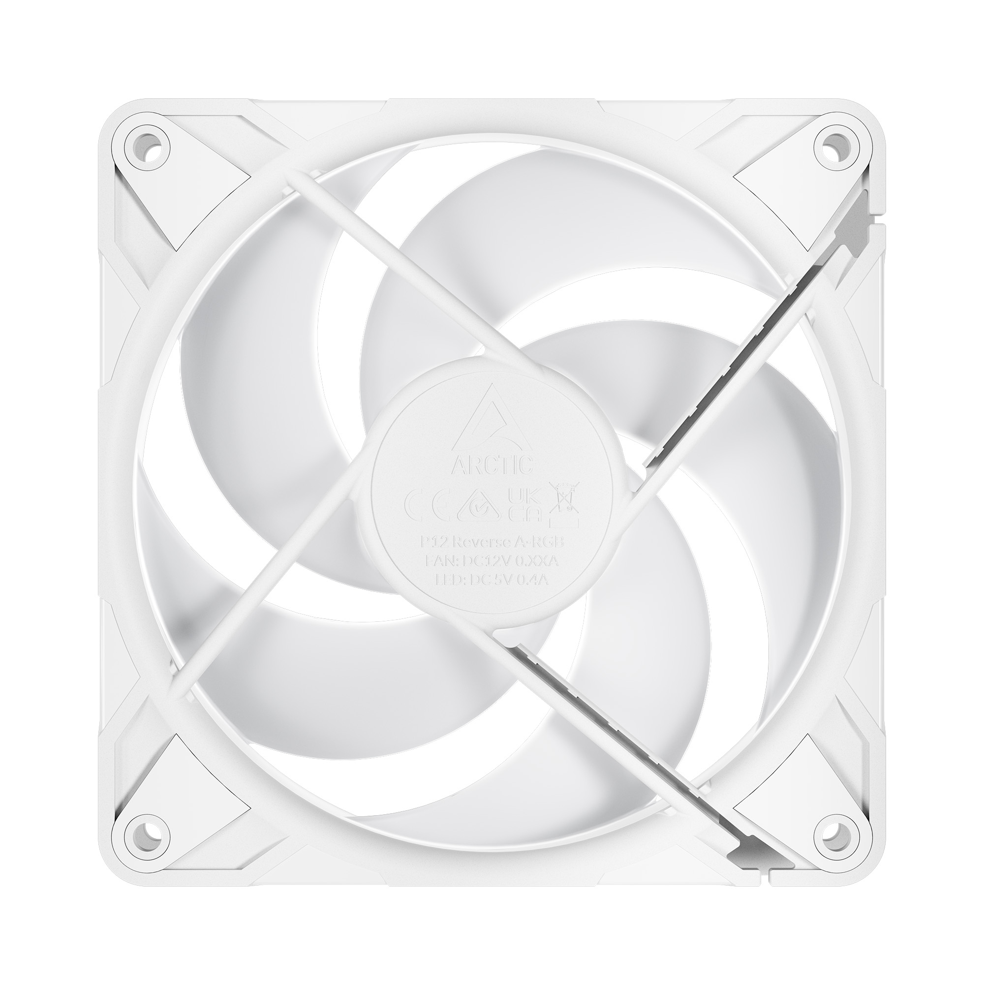 Кулер для корпуса ARCTIC P12 Pro Reverse ARGB 3 Pack, White (ACFAN00334A)