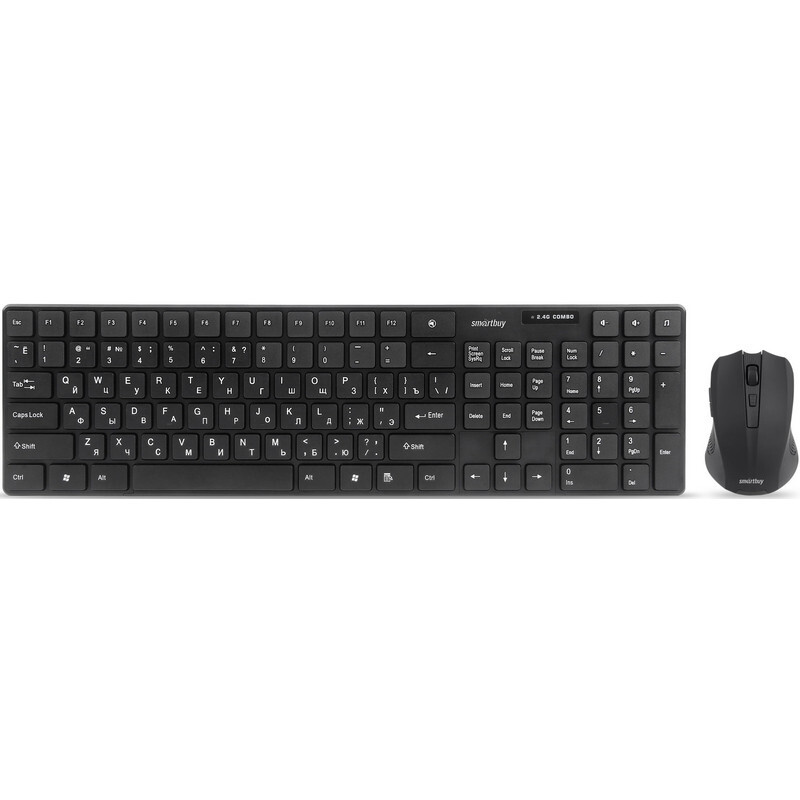Клавиатура + мышь беспроводная SmartBuy 229352AG (SBC-229352AG-K)