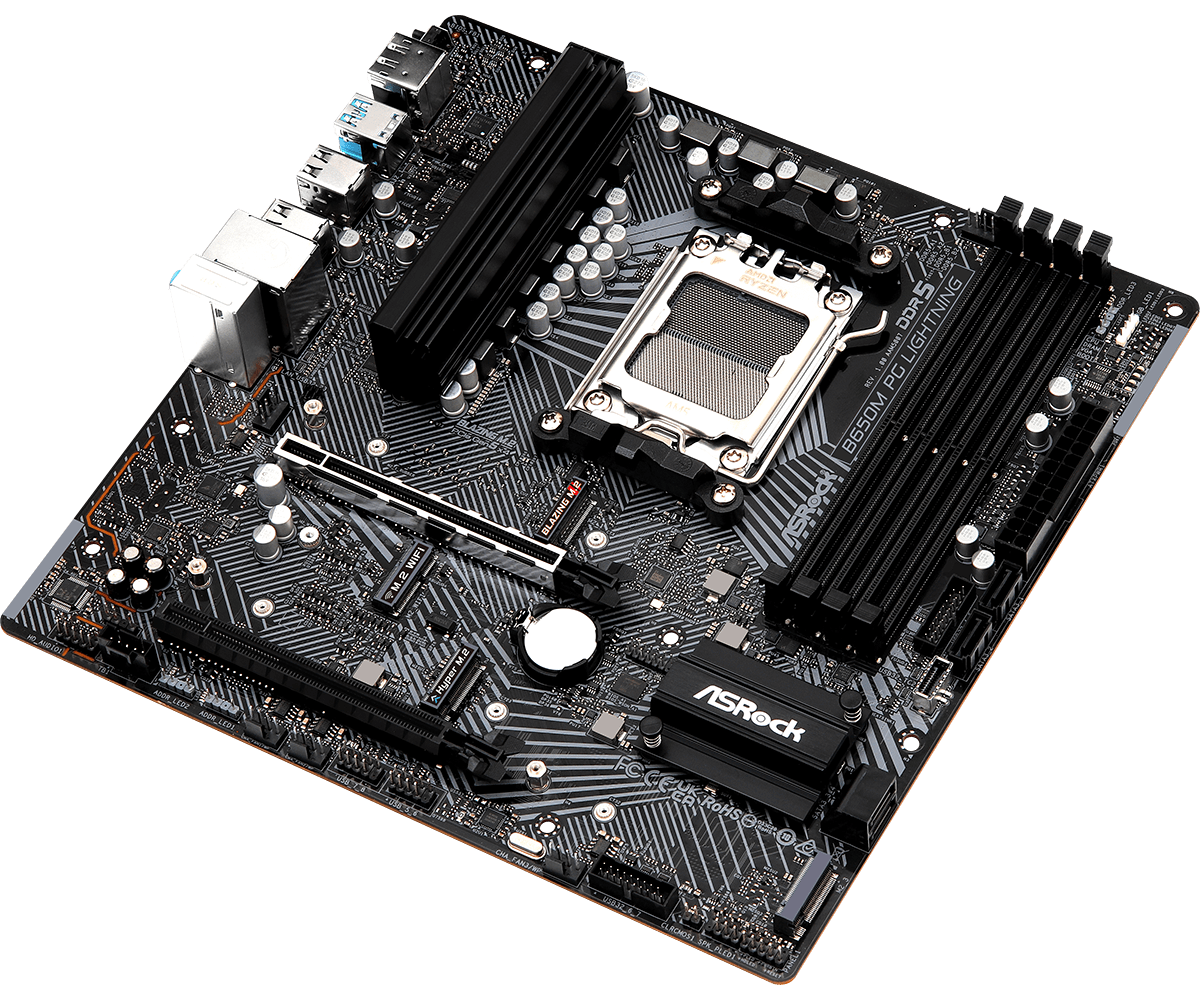 Материнская плата ASRock B650M PG Lightning (90-MXBMV0-A0UAYZ)