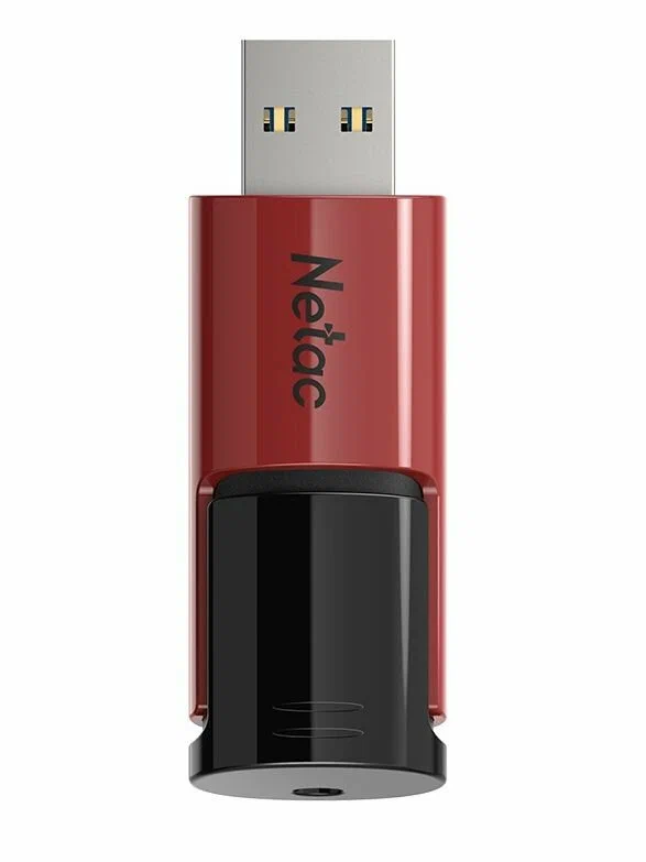 USB флеш-накопитель 64GB Netac U182 Red, USB 3.2, Red (NT03U182N-064G-32RE)