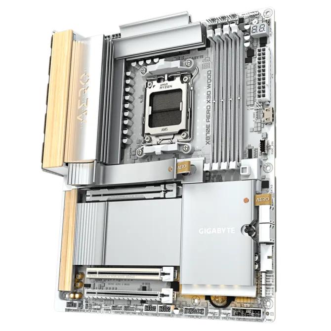 Материнская плата Gigabyte X870E Aero X3D Wood (X870E AERO X3D WOOD)