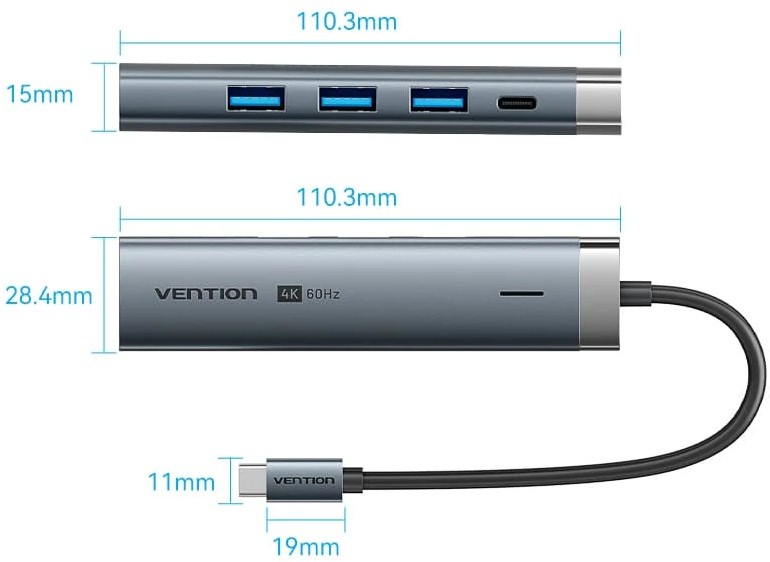 USB Хаб Vention TGMHB (TGMHB)