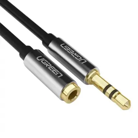Кабель Audio(m) 3.5mm - Audio(f) 3.5mm, 2m. AV118 UGREEN (10594)