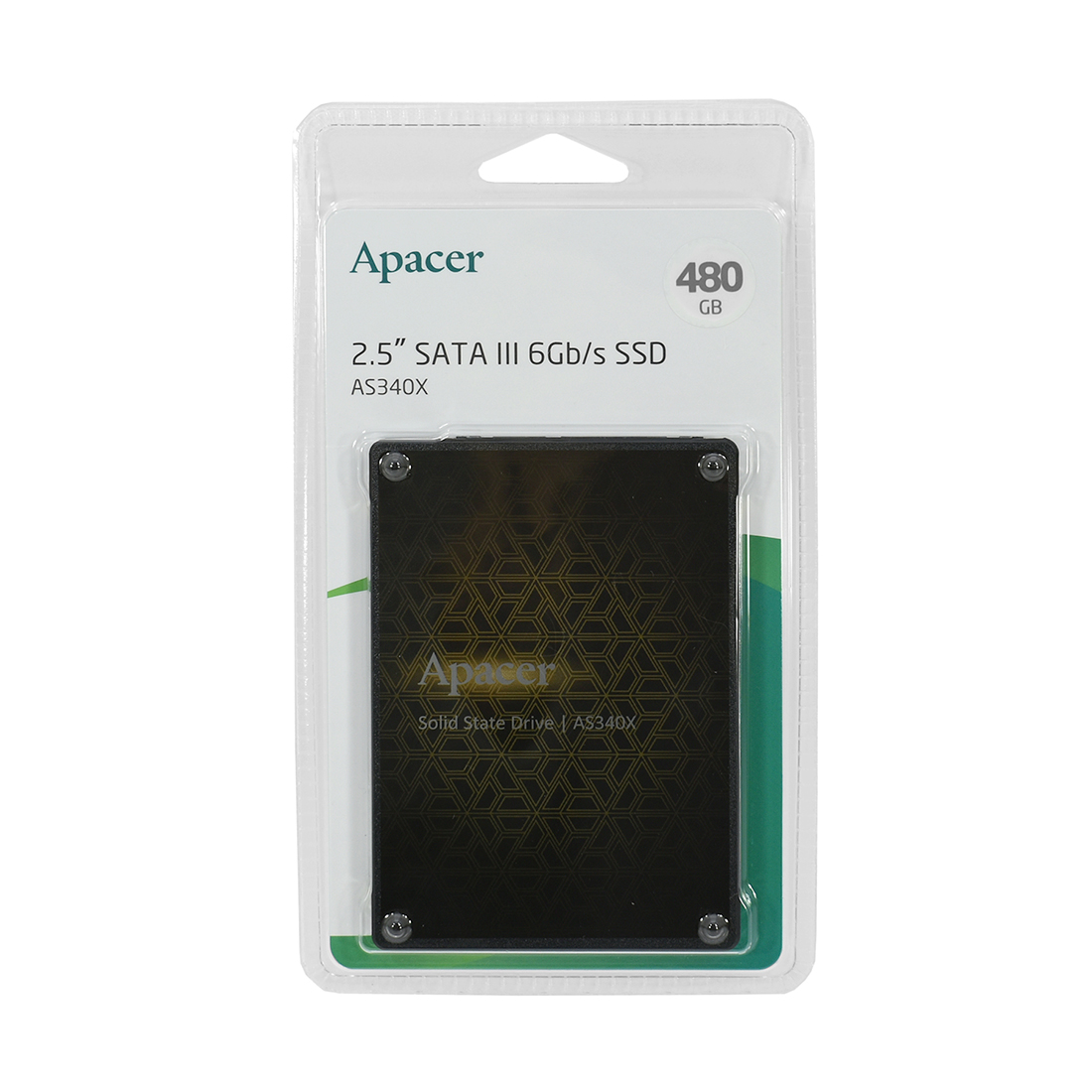 Твердотельный накопитель SSD Apacer AS340X 480GB SATA (AP480GAS340XC-1)