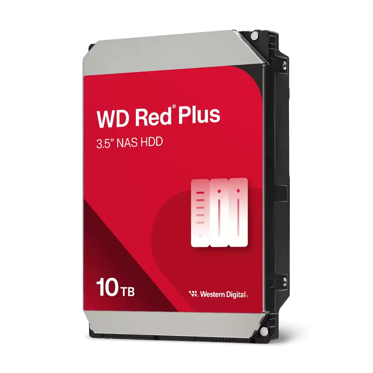 Жесткий диск для NAS систем HDD 10Tb Western Digital RED Plus (WD100EFGX)