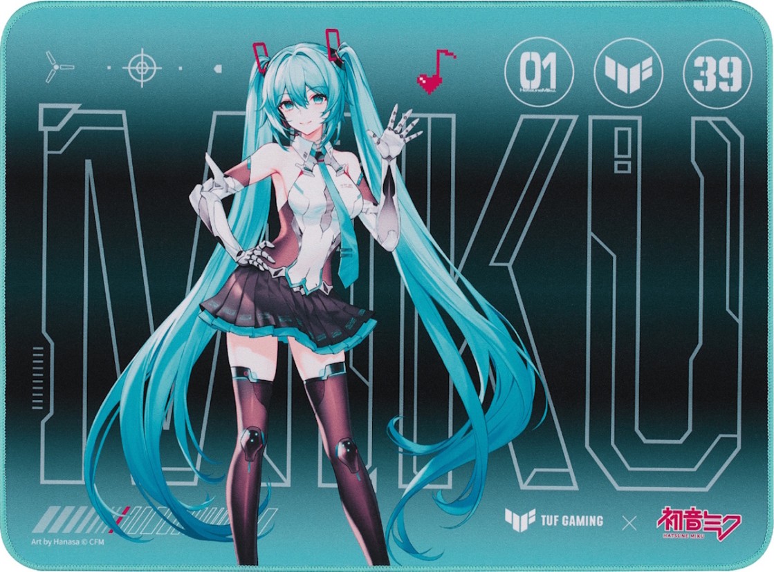 Коврик Asus TUF Gaming P1 Hatsune Miku Edition (90MP04C0-BPUA00)