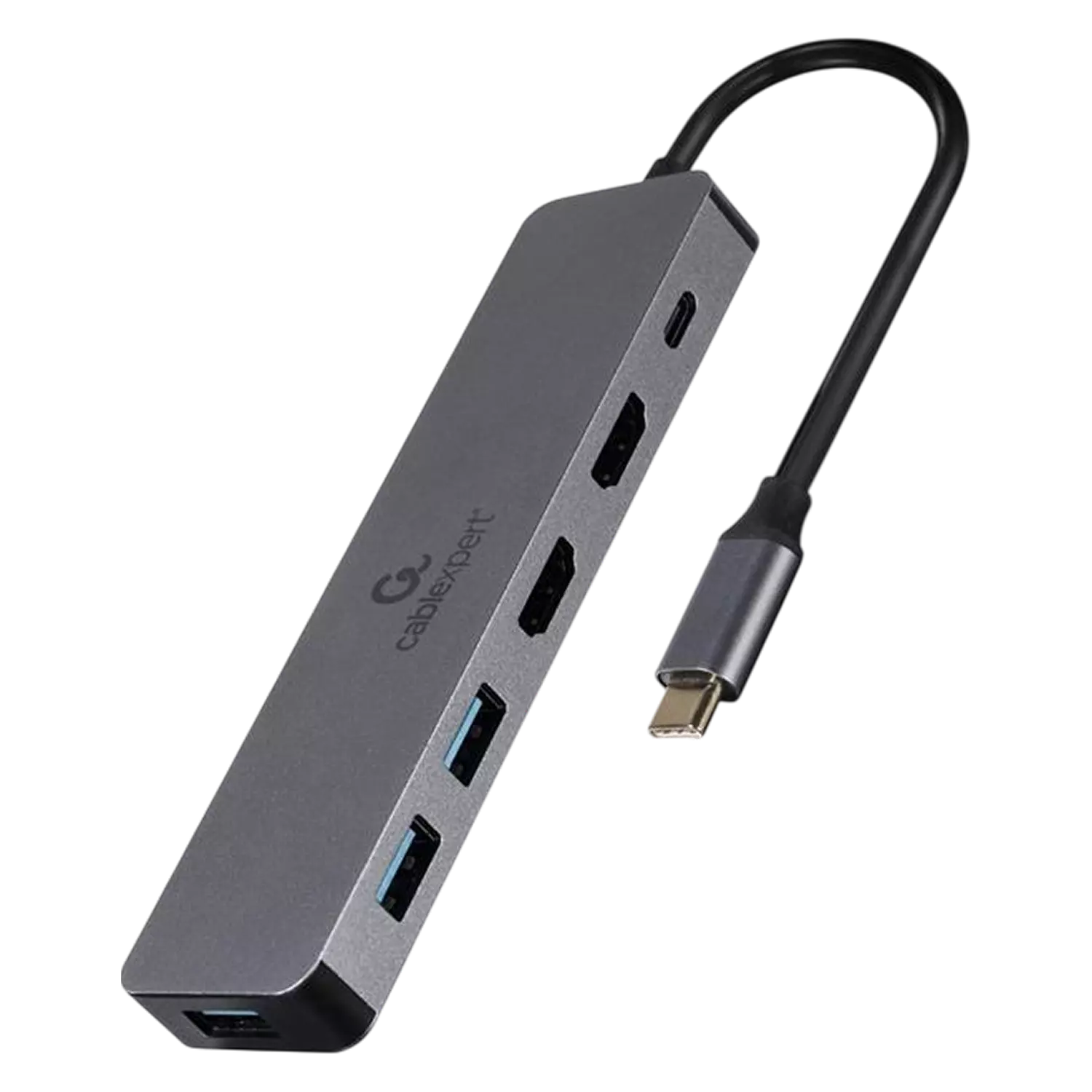 Конвертер Cablexpert USB Type-C 3-in-1 multi-port adapter (Hub   HDMI   PD) (A-CM-COMBO3-03)