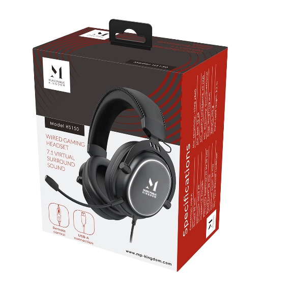 Гарнитура Music Public Kingdom HS150, Black (HS150)