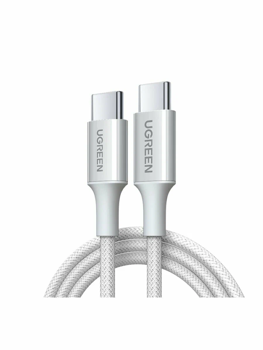 Кабель UGREEN USB C - USB C, 480Mbps, 60W, 1m, L501 (35334) 