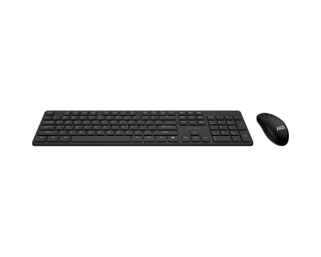 Комплект клавиатура + мышь MSI FORGE K200 WIRELESS COMBO Черный (FORGE K200 W COMBO)
