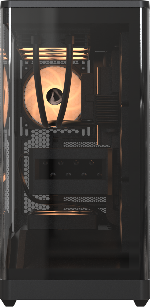 Компьютерный корпус Formula V Crystal U9 PA Black (Crystal U9 PA Black)