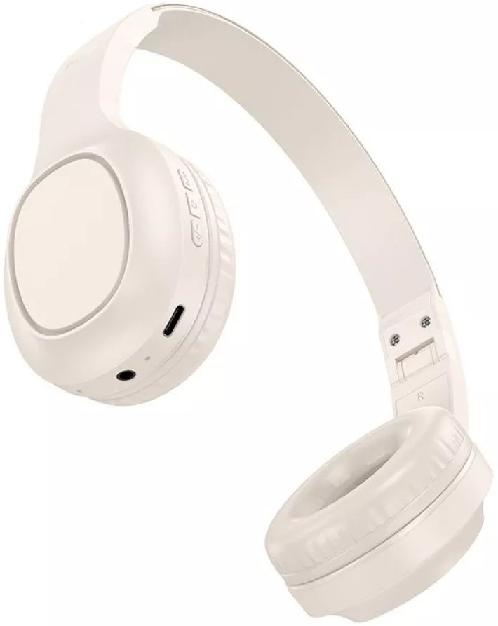 Наушники накладные Hoco W46 Charm, milky white (W46 Charm, milky white)