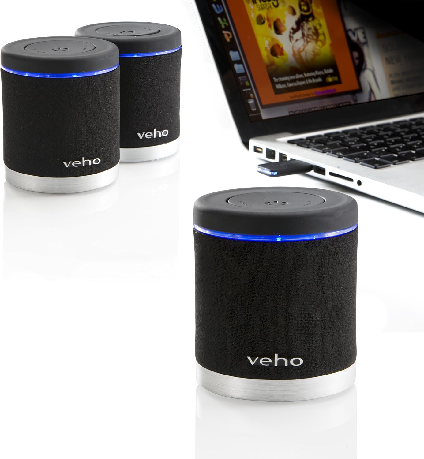 Колонки Veho MIMI X1 (1.0), Black (VSS-003W-X1)