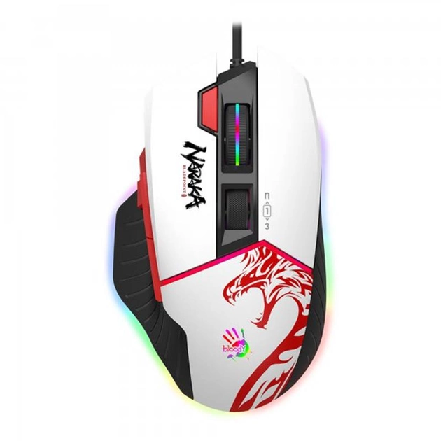 Мышь A4Tech Bloody W95 Max Naraka, White, USB (W95 MAX/NARAKA)