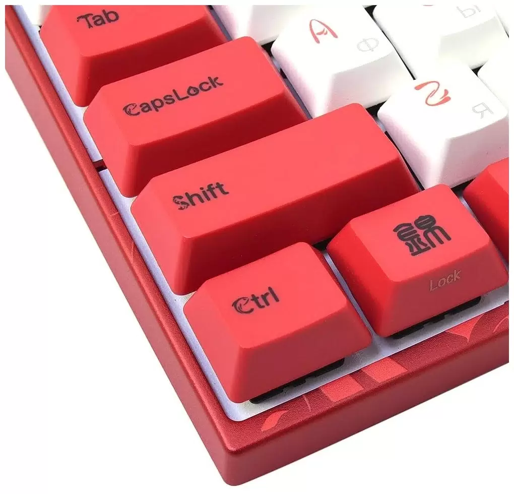 Клавиатура Varmilo Koi, VEA87, Cherry MX Brown - Red (386377)