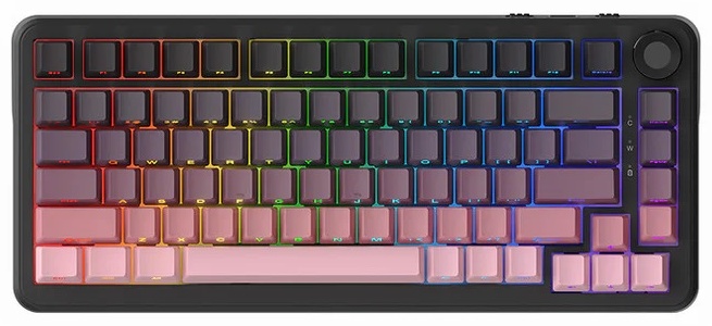 Клавиатура Ajazz AK820 Max, Magnetic Switch - Gradient Pink (AK820/MAX/Magnetic/Pink)