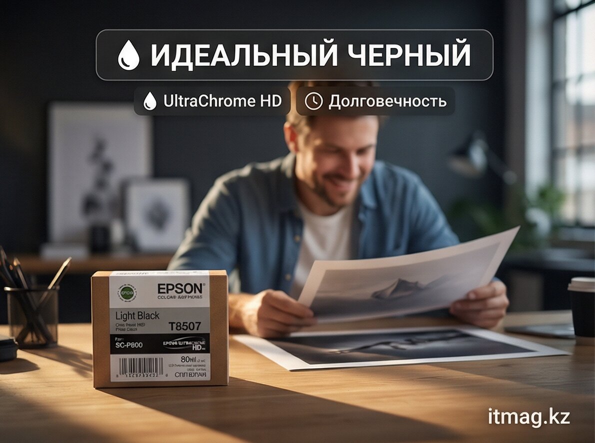 Картридж струйный Epson Light Black T850700 UltraChrome HD 80ml (C13T850700)