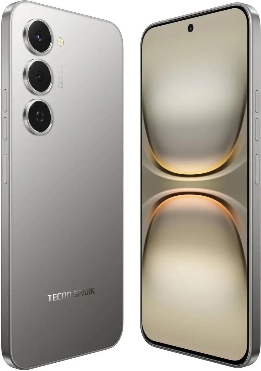 Смартфон Tecno Spark 40 Pro, 8/256GB, MOON TITANIUM (KM6/MOON TITANIUM 8/256)