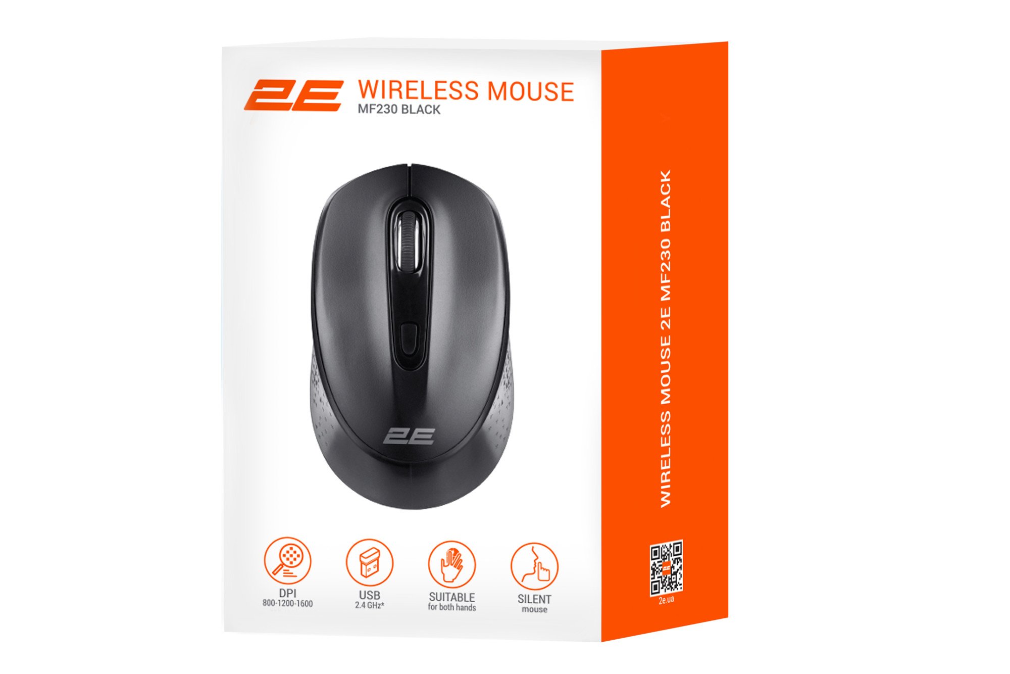 Мышь 2Е MF230 SILENT, Black (2E-MF230WB)