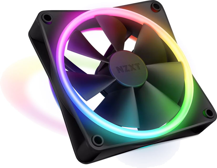 Кулер для компьютерного корпуса NZXT F120 RGB DUO Black (RF-D12SF-B1)