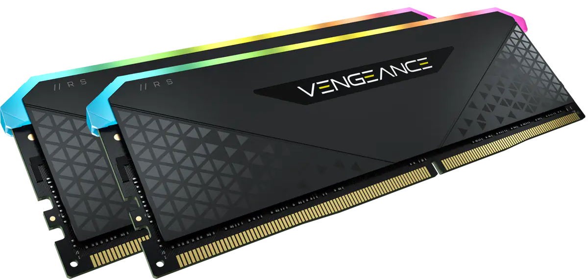 Оперативная память Corsair Vengeance RGB RS DDR4, 3200MHz 32GB (2x16GB) - Black (CMG32GX4M2E3200C16)