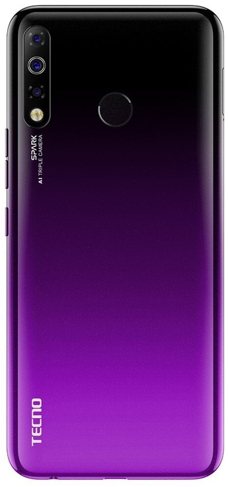 Смартфон Tecno Spark 4, 3/32GB, Royal Purple (KC2/ROYAL_PURPLE 32GB)