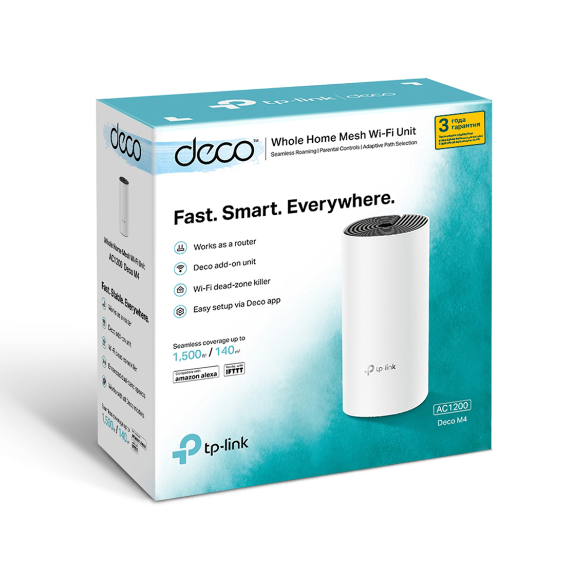 Беспроводная MESH-система TP-Link Deco M4(1-pack) (Deco M4(1-pack))