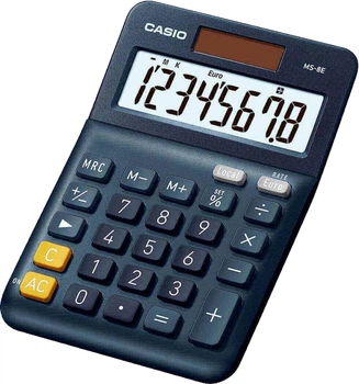 Калькулятор настольный CASIO MS-8E-W-EP (MS-8E-W-EP)