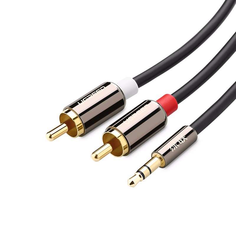 Кабель Audio(m) 3.5mm - 2RCA(m), 2m AV116 UGREEN (10584)