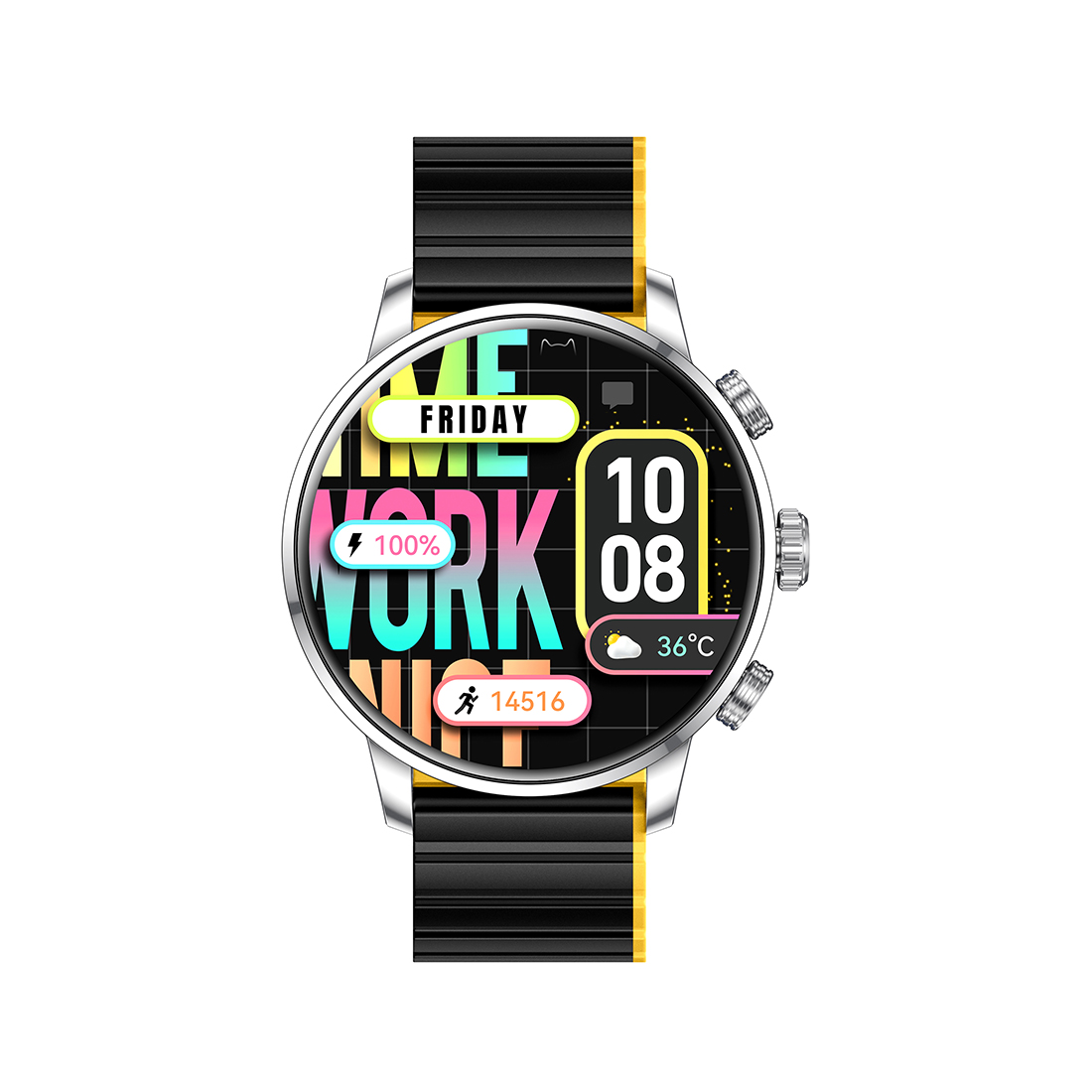 Смарт часы Kieslect Calling Watch Kr2 Stainless Steel (YFT2071EU)