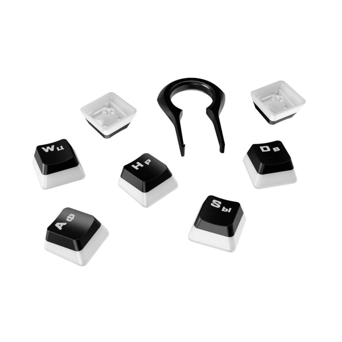 Набор кнопок на клавиатуру HyperX Pudding Keycaps Full Key Set (Black) 4P5P4AX (4P5P4AX#ACB)