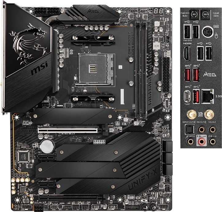 Материнская плата MSI MEG B550 UNIFY-X AM4 ATX (MEG B550 UNIFY-X) Материнская плата MSI MEG B550 UNIFY-X AM4 ATX (MEG B550 UNIFY-X)